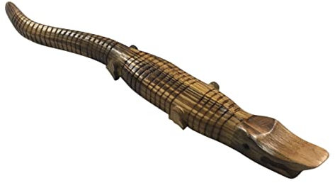 Abaodam Krokodil Spielzeug Simulation Krokodil lebendiges Kinderspielzeug Spielzeuge Spielset aus Holz sensorisches Spielzeug Verschleißfestes Lernspielzeug Kleine Tiere Modell hölzern