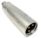 DRUT 1pcs XLR Male to RCA Female Adapter Cable Changer - 3 Pin XLR M to RCA F Converter (Silver)