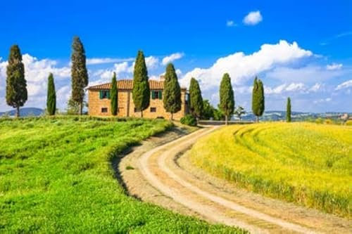 adrium Acryl-Bild 50 x 30 cm: malerische Toskana, Italien, Orcia (30963666)