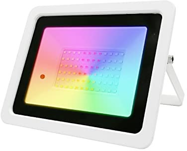 Proyectores LED para exteriores 2 0W 30W 50W 100W RGB Luz de LED fluorescente IP68 Impermeable RGB Lámpara de pared de la pared de la pared del flojo de inundación Jardín reflectector RGB Encendiendo