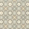 Moroccan Tile Design Cushion Vinyl Flooring Sheet Beige Cream & Grey Patterned Non Slip Lino Conservatory Kitchen Bathroom Floor (Tangier 10, 2m x 2m)