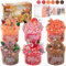 LAWOHO Kit de 6 slime de bosque: slime de nube, slime de mantequilla y slime transparente, slime para niños con complementos de slime, kit de slime para niños y niñas, cumpleaños, Halloween y Navidad