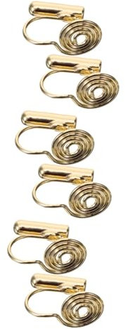 LIFKOME 6 Stk Moskitospulen-Ohrclip Ohrring-Clip Ohrring-Umwandler Gestaltung zubehör Accessoires DIY-Zubehör für e Basisdekor für Ohrclips Kupfer