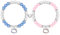 Guidre 2 Stück Magnet Paare Armbänder, Cartoon Armband, Freundschaftsarmbänder Mädchen, Stretch Elastic Crystal Bracelet, Armband für Kinder, Geschenke Für Mädchen Beste Freunde