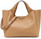 DKNY Women's WILLA Satchel 100% Polyurethane, Cappucino