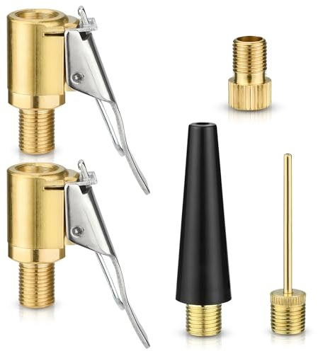 SUNNIFLY Multifunktionales Valve Adapter Set, Bosch Easy Pump Adapter, Geeignet für Fahrräder, Autoreifen, Bälle (5 Stück)