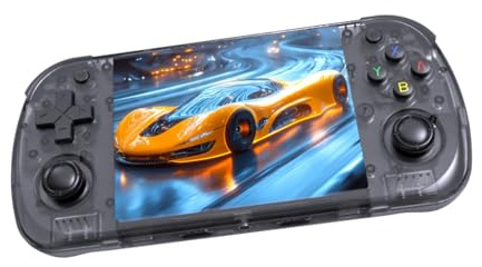 BAFUIE R36H Pro MAX consola retro portatile per giochi, consola con emulatore e 22000+ giochi 25+ emulatore, sistema Linux, schermo HD da 4,2 pollici, joysticks 3D, batteria da 3000 mAh