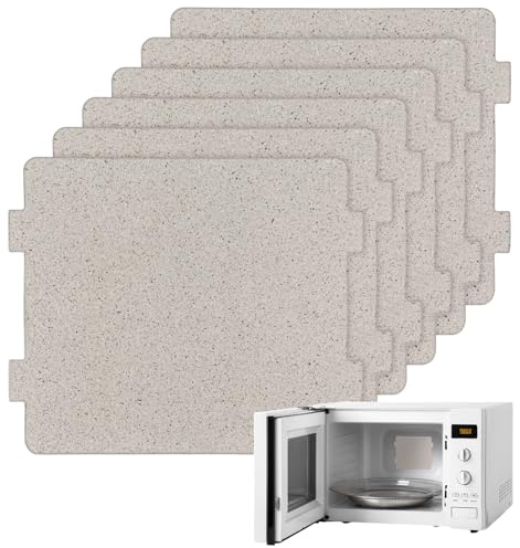 6Pcs Microwave Oven, Universal Microwave Waveguide Cover, Cuttable Repair Parts for Microwave Ovens, Easily Cut to Fit(10.8x10 cm)