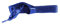 Kaps Cinta de Satén Cordones de Zapato para Zapatillas Zapatillas de Deporte, Calidad y Durabilidad, Muchos Colores y Longitudes, 1 par (90 cm - 36 pulgadas - 5 a 6 ojales/Azul)