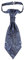 WANYING Vorgebunden Plastron Krawatte Verstellbar mit Hakenverschluß Hochzeitskrawatte auf Hochzeiten - Paisley Pattern Dunkelblau