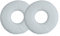 kwmobile 2x Cuscinetto Cuffie Compatibile con Sony MDR-ZX110 / MDR-ZX310 Pad - Cuscinetti Ricambio Cuffie Over Ear Simil Pelle - bianco