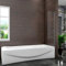 Simple Bathrooms 300x1400mm Fixed Bath Shower Screen Glass Door Panel