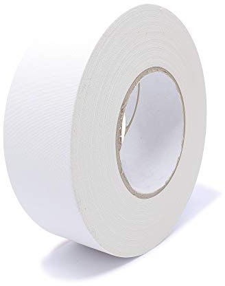 gws Gewebeklebeband 1 Rolle, premium Panzertape in Profi-Qualität mit Natur-Kautschukkleber, Wasserdicht, Breite: 50mm Länge: 50m, Farbe: Weiß