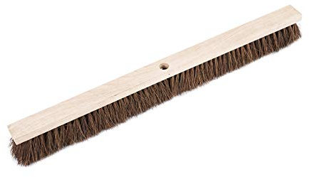 Broom Heads No Handle Replacement Parts Soft Coco Stiff Bassine Brush Sweeper Wooden With Holes (36 Stiff Bassine Head)