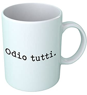 Tazza Donna Divertente Odio Tutti Tazza Donna Regalo Frasi Donna Gadget Gadget Donna Divertenti Idea Regalo Donna Idea Regalo Amica