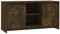 vidaXL TV Schrank mit Türen Fächern Lowboard TV Möbel Sideboard Fernsehtisch Fernsehschrank HiFi-Schrank Räuchereiche 102x37,5x52,5cm Holzwerkstoff