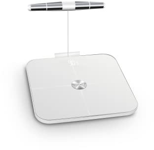 SPC Atenea Fit Pro – Intelligente Körperanalysewaage mit 8 Elektroden für Körperfett- und Muskelmessung, 28 Messwerten, Bioimpedanz, App-Tracking und hoher professioneller Genauigkeit
