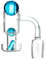 Terp Slurper 18,8mm Quartz Glass Banger 90° Bongkopf Male Dab Rig Kopf (Blau)