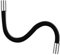 Tubo de silicona flexible para grifo de cocina, accesorios de interfaz universal, de extensión de grifo de agua, negro, 50