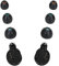 kwmobile 6X Ersatzpolster kompatibel mit Sony WF-C500 Headphone/WI-C200 Headset - Silikon Ersatz Ohrpolster In-Ear Kopfhörer - Headphones Polster