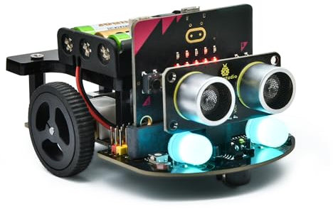KEYESTUDIO BBC Micro:bit Car Kit (Micro bit V2 Board No Incluido) Robot de codificación