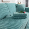 WYJHNL Sofabezug/Sofahusse, Sofabezüge/Schonbezüfe Super Weicher Flanell Dick Warm überwürfe/Sofaschoner Bequemer Plüsch rutschfest Decke Möbelschutz Für Wohnzimmer 110 * 180cm Peacock Blue