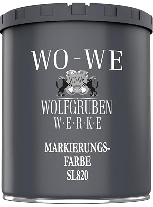 WO-WE Markierungsfarbe WEISS Parkplatz Fahrbahn Straßenmarkierung 750ml