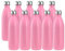 10 pièces Bouteille d'eau isotherme en acier inoxydable de 1 l, bouteilles d'eau isothermes élégantes, garde au chaud et au froid, couvercle 100% étanche (rose, 10 pièces)