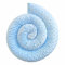 Bebeloo Bettschlange Bettkissen Seitenschläferkissen Nackenrolle Schlafkissen Kuschelschlange Stillkissen Zierkissen Zugluftstopper Body Pillow Minky Oeko-TEX (Hellblau, 180 cm)