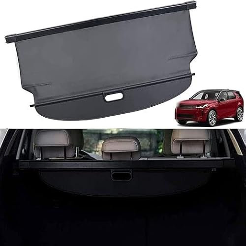 VIPOD Auto Laderaumabdeckung FüR Land Rover Discovery Sport L550 2014-2019, Einziehbare Heckkoffer Abdeckung Kofferraum Interieurleisten ZubehöR