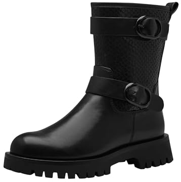 Tamaris Damen Stiefel - 1-25834-41 021 42 BLACK/STRUCTURE