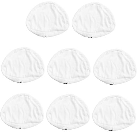 Mikinona 8 Piezas cubiertas tela cubierta mopa vapor compatible Almohadillas repuesto triangulares vapor. almohadillas limpieza cambio trapeador a vapor triángulo