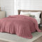 BEDSURE Kuscheldecke Flauschig Decke Fleecedecke - Wohndecke Warm Winter Weich, Sofadecke XXL, Decke Couch Blanket, Wohn- & Kuscheldecken Große 230x270cm, Sofa überwurfdecke Rosa