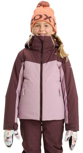 Roxy Snow Jacket Free Jet Block Girl Jacket Girl's Pink 14