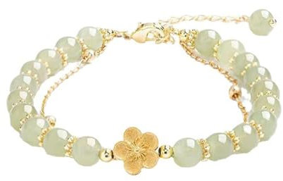 Fischers Armband Luxus Menge Hand String Qixi Valentinstag Hohe Geschenk Pfirsich Armband Polen Armband (Green, One Size)