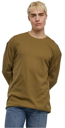 Urban Classics Herren Organic Boxy Rib Longsleeve