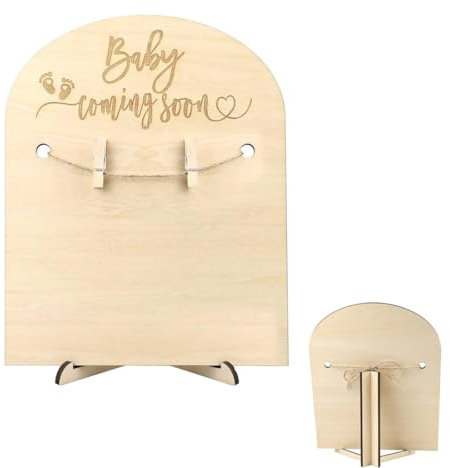 KEWUF 1Pcs Cadre Photo pour Femme Enceinte Cadres Image Echographie à Bébé Support Photo Ultrason pour Future Maman Idée Cadeau Fête des Mères pour Amie Enceinte Cadre Sonogramme pour Révélation Bébé