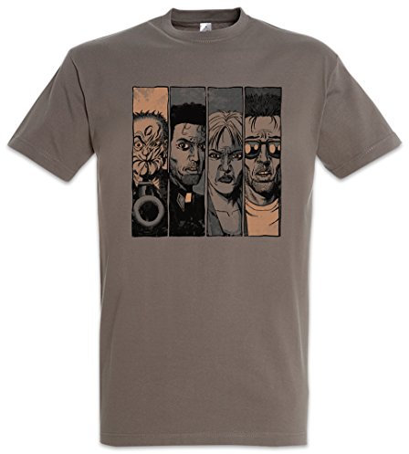 Urban Backwoods Annville Characters Herren T-Shirt Grau Größe XL