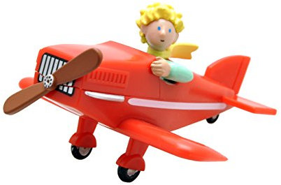 Plastoy SAS 61029 - Der Kleine Prinz im Flugzeug, Rot