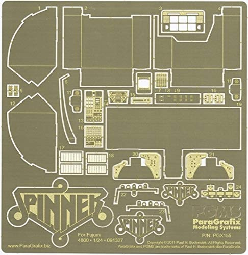 Pargrafix Blade Runner Spinner Photoetch Set - 1:24 Scale (PGX155)