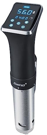 Steba Sous-Vide Garer, WIFI-Funktion für komfortable mobile App-Steuerung, Erwärmt 20 Liter in ca. 45 Min auf 56°C, mobil einsetzbar, platzsparend & handlich, SV 80 WIFI