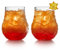 Libbey Tiki Split Trinkgläser, 485 ml (48,5 cl), 4 Stück, Tiki Cocktail Gläser
