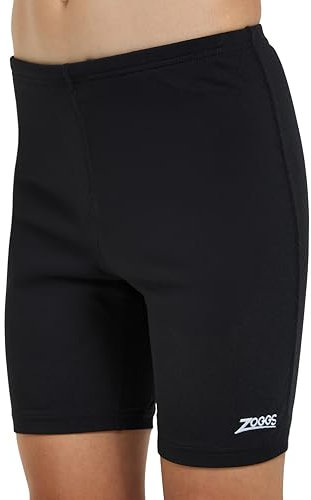 Zoggs Boy's Cottesloe Mid Jammer Swim Trunks, Black, 10 Years