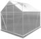 Gardiun Serre de Jardin en Polycarbonate/Aluminium Lunada - 4,82 m² 249x193x190 cm avec Base 4 Modules