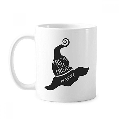 Halloween Chapeau de sorcière noir tasse poterie céramique café porcelaine tasse vaisselle