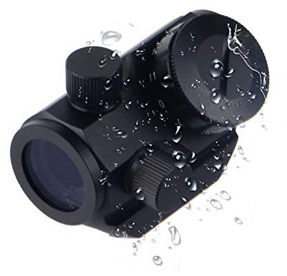 ToopMount Zielfernrohr Micro Red Dot Visier 1x24mm 2 MOA Dot Tactical Optic Außenschießen Jagd Airsoft Visier (with Picatinny Mount)