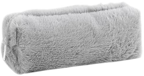 tooloflife Plüsch-Federmäppchen, flauschige Schreibwarenabdeckung, niedlicher Make-up-Taschen-Halter für Teenager, Studenten, Aufbewahrungstasche für Münzen, Geldbörse, Bleistift, Kosmetik