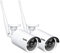 SANNCE Telecamera IP WiFi 3MP per Sistema di Sicurezza di Sorveglianza 2 Telecamere CCTV Wireless da Esterno IP66 Impermeabile AI Rilevazione Umana del Movimento