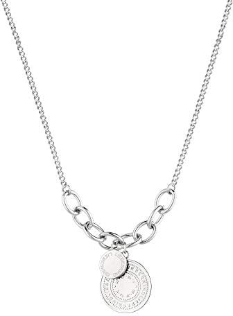 Liebeskind Berlin Münz-Halskette LJ-0687-N-45 Silber
