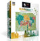 PuzzleMap Ruhrgebiet Puzzle Stadtplan - XXL 500 Teile - Mit Booklet & Faltkarte - 68x48cm Motivgröße - Reiseführer Geschenk Souvenir